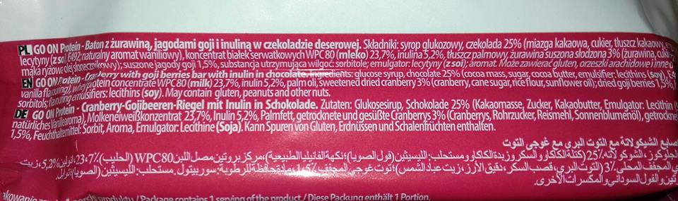 Baton Proteinowy Go On