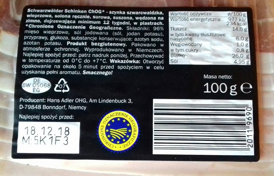 Szynka Szwarcwaldzka